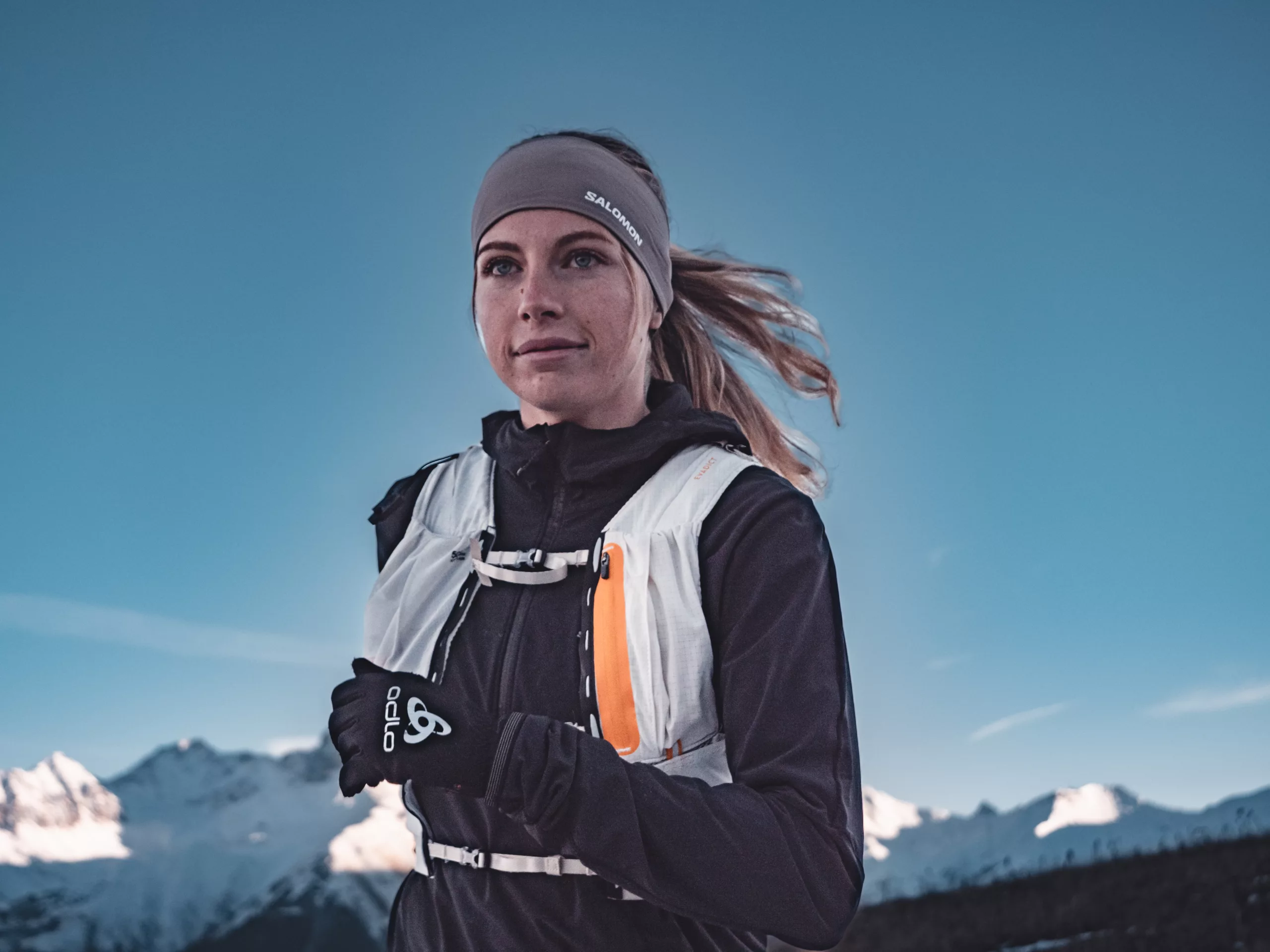 Coureuse Trail Blanc du Corbier